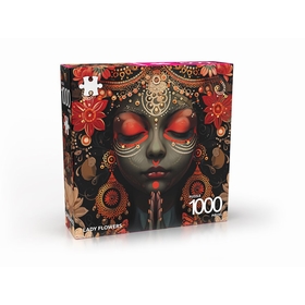 PUZZLES 1000 PCS LADY FLOWERS PUZZLES ABIGAMES -1