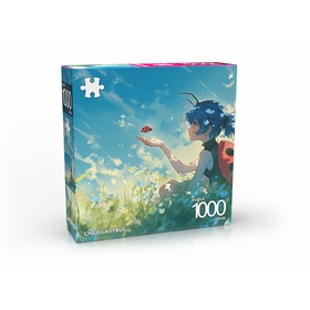 PUZZLES 1000 PCS CHILD LADYBUG PUZZLES ABIGAMES -1