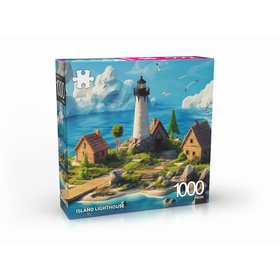 PUZZLES 1000 PCS ISLAND LIGHTH PUZZLES ABIGAMES -1