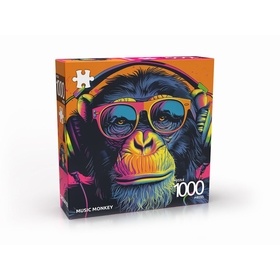 PUZZLES 1000 PCS MUSIC MONKEY PUZZLES ABIGAMES -1