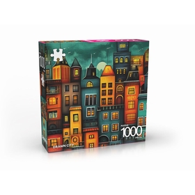 PUZZLES 1000 PCS DRAWN CITY PUZZLES ABIGAMES -1