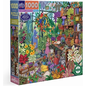 1000 PCS GREENHOUSE PUZZLES EEBOO -1