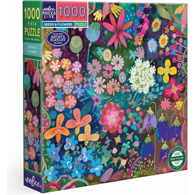 1000 PCS FLOWERS PUZZLES EEBOO -1