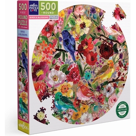 PUZ 500 EEBOO ROND BIRDS PUZZLES EEBOO -1