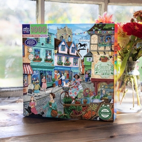 1000 PCS EEBOO VILLAGE SEA PUZZLES EEBOO -1