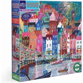 1000 PCS EEBOO SCOTTISH ISLE PUZZLES EEBOO -1