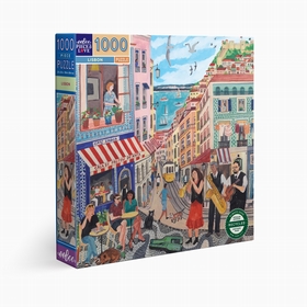 1000 PCS EEBOO LISBON PUZZLES EEBOO -1