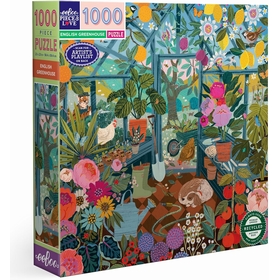 1000 PCS EEBOO ENGLISH GREEN H PUZZLES EEBOO -1