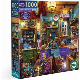 1000 PCS EEBOO MIDNIGHT KITCHE PUZZLES EEBOO -1