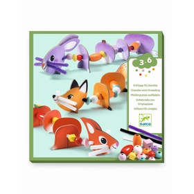 ENFILAGE FIL PERLE CHENILLE JEUX CREATIFS DJECO -1