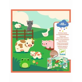 STICKERS REPOSITIONNABLES JEUX CREATIFS DJECO -1