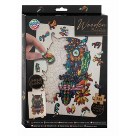WOODEN PUZ HIBOUX 133PCS PUZZLES DIVERS -1