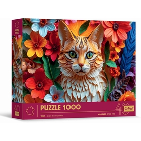 PUZZLES 1000 EFFET 3D CHAT PUZZLES TREFL -1