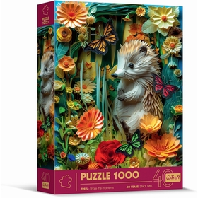PUZZLES 1000 EFFET 3D HERISSON PUZZLES TREFL -1