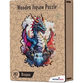 WOODEN 287PCS DRAGON PUZZLES SMART GAMES -1