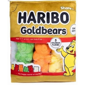 1 PELUCHE 40 CM HARIBO 5 OURS PELUCHES DIVERS -1