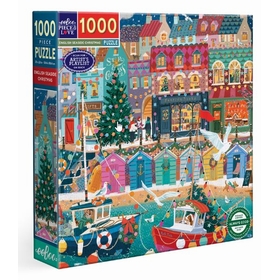 1000 PCS EEBOO ENGLISH SEASIDE PUZZLES EEBOO -1