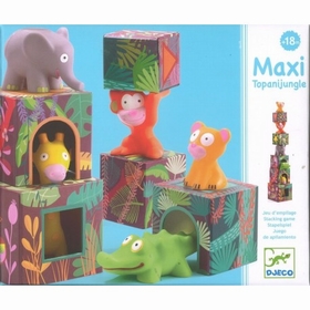 CUBE + ANIM JUNGLE DJECO JOUETS EVEIL DJECO -1