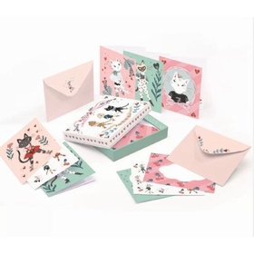 BOITE CORRESPONDANCE CHAT JEUX CREATIFS DJECO -1