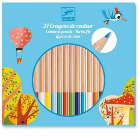 24 CRAYONS COULEUR DJECO JEUX CREATIFS DJECO -1