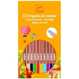 12 CRAYONS COULEURS DJECO JEUX CREATIFS DJECO -1