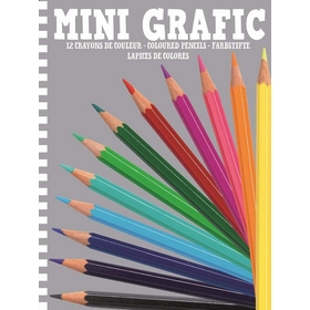 12 CRAYONS MINI GRAFIC JEUX CREATIFS DJECO -1