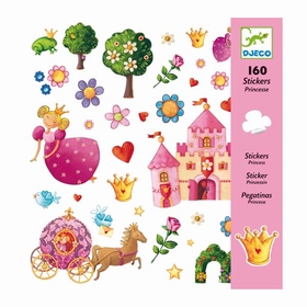 160 STICKERS PRINCESSE JEUX CREATIFS DJECO -1