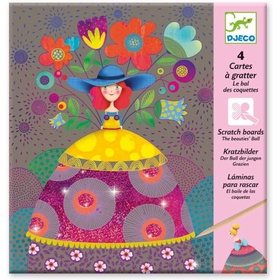 CARTES A GRATTER ROBE JEUX CREATIFS DJECO -1