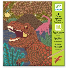 CARTES A GRATTER DINO JEUX CREATIFS DJECO -1