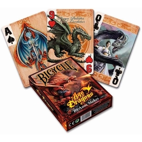 CARTES BICYCLE AGE OF DRAGONS JEUX SOCIETE DIVERS -1