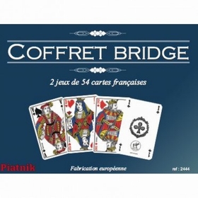 CARTES COFFRET BRIDGE JEUX SOCIETE DIVERS -1