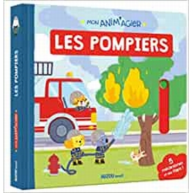 MON ANIM.AGIER POMPIERS LIVRES AUZOU -1