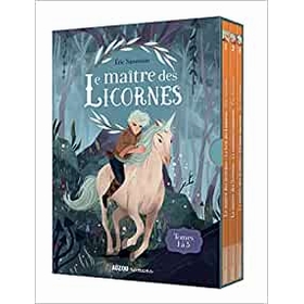 COFFRET LE MAITRE DES LICORNES LIVRES AUZOU -1