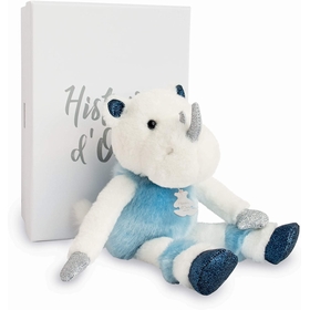 RHINOU BLEU PELUCHES HISTOIRE D'OURS -1