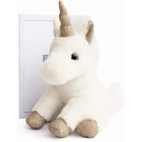 LICORNE OR 23 CM PELUCHES HISTOIRE D'OURS -1