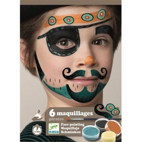 6 MAQUILLAGES PIRATES DJECO IMITATION DJECO -1