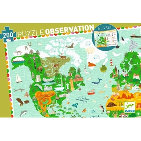 PUZ OBSERVATION MONDE 6 ANS+ PUZZLES DJECO -1