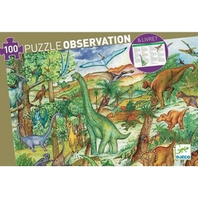 PUZ OBSERVATION DINO 5 ANS+ PUZZLES DJECO -1