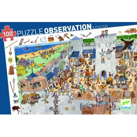 PUZ OBSERVATION CHATE. 5 ANS+ PUZZLES DJECO -1