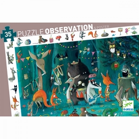 PUZ OBSERVATION 35 PCS ORCH. PUZZLES DJECO -1