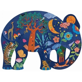 PUZZLE ART ELEPHANT 6 ANS+ PUZZLES DJECO -2