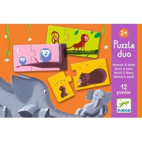 PUZZLE DUO MAMAN BEBE PUZZLES DJECO -1