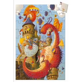 PUZZLE SILHOUETTE DRAG. 5 ANS+ PUZZLES DJECO -2