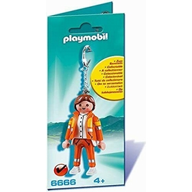 SECOURISTE PORTE CLES 6666 FIGURINES PLAYMOBIL -1