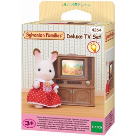 SYLVANIAN MEUBLE TELE COULEUR FIGURINES SYLVANIAN -1