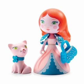 ARTY TOYS ROSA & CAT FIGURINES DJECO -1