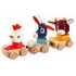 CHAINE 3 VEHICULES FERME JOUETS EVEIL LILLIPUTIENS -1