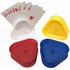 LOT 4 PORTE CARTES 4 COULEURS JEUX SOCIETE DIVERS -1