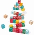 40 CUBES BOIS +PUZZLE CHIFFRES JOUETS EVEIL JANOD -2