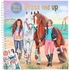 ALBUM A COLORIER + STIKERS LIVRES TOP MODEL -1